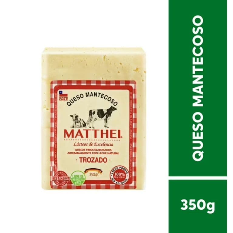 Queso Mantecoso en Trozo Matthei 350 g
