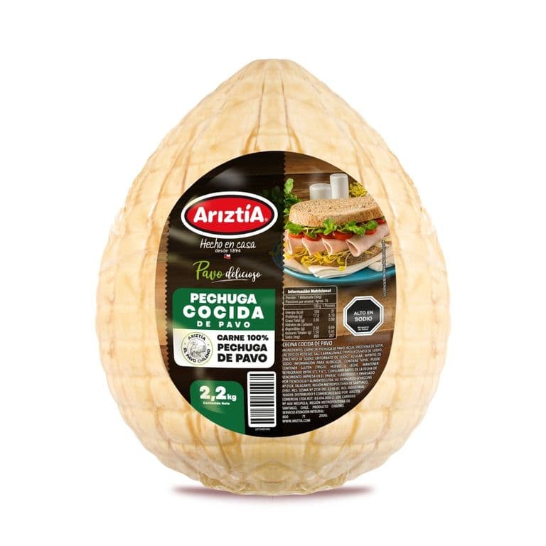 Pechuga Cocida de Pavo Ariztia a Granel