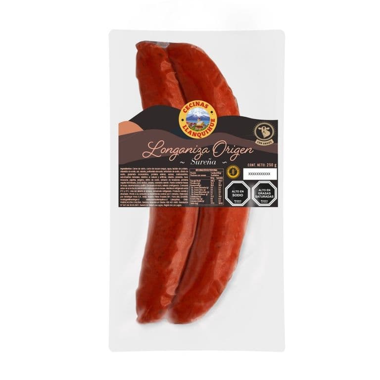 Longaniza Origen Sureña Llanquihue 250 g