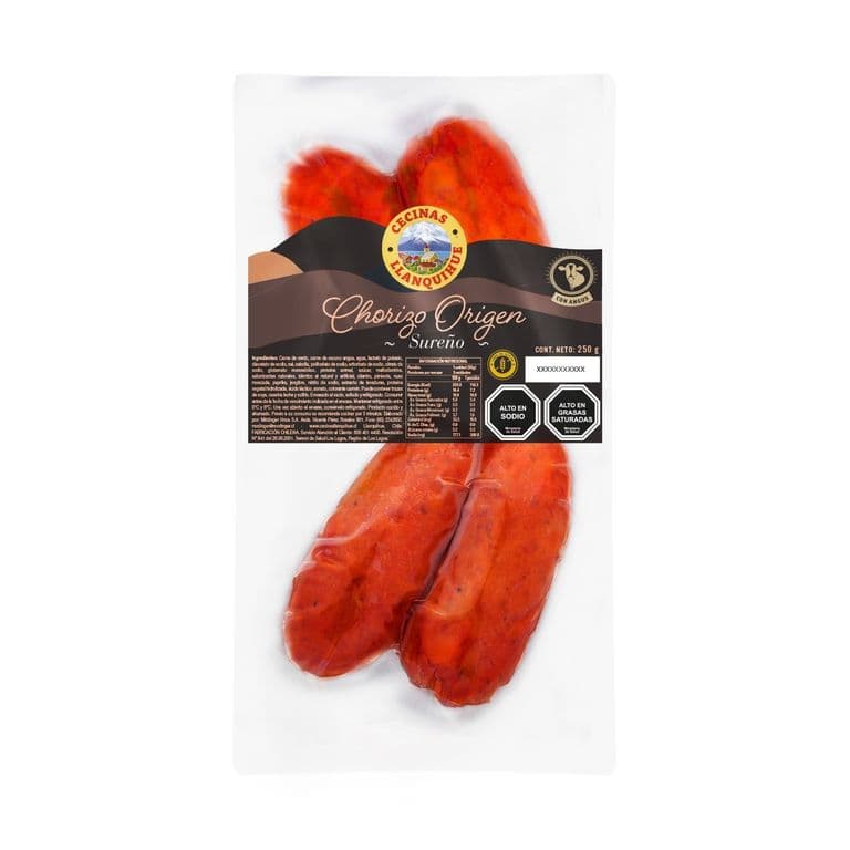 Chorizo Origen Sureño Llanquihue 250 g