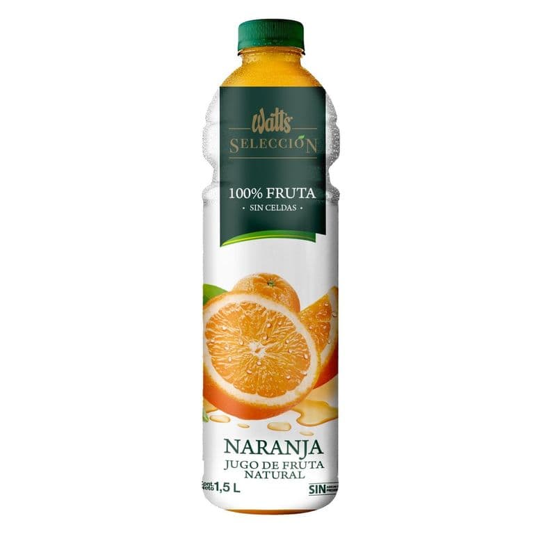 Jugo de Fruta Watt's Selección Naranja 100% 1500 cc