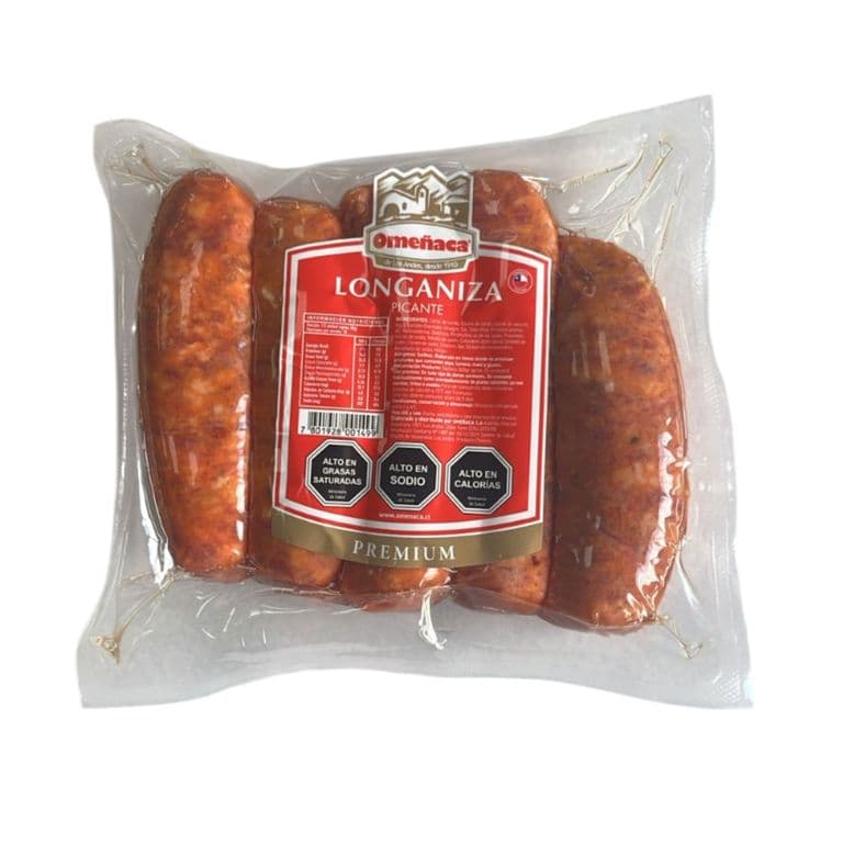 Longaniza Picante Premium Omeñaca 500 gr