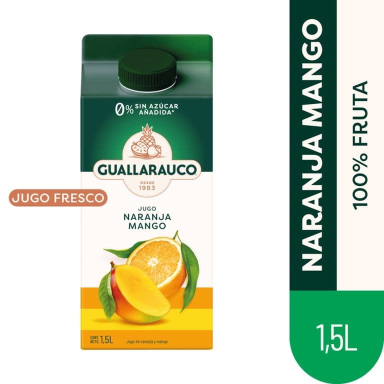 Jugo Guallarauco Naranja y Mango 1.5 L