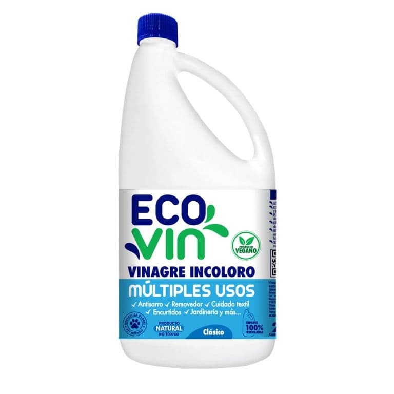 Vinagre Incoloro Multiuso Tradicional Ecovin 2 lt