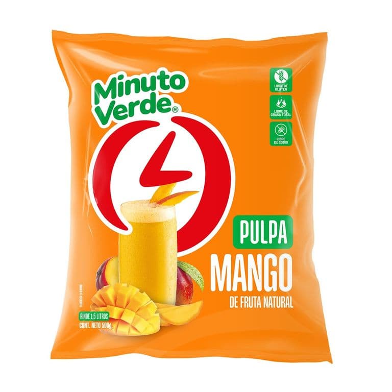 Pulpa de Mango Minuto Verde 500 g