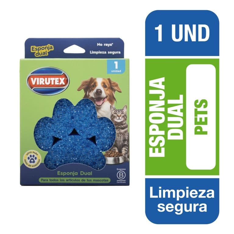 Esponja Dual Pets 1 unidad, 1 Un