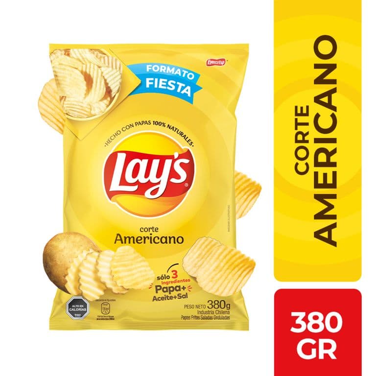 Papas Fritas Lay's Corte Americano 380 g