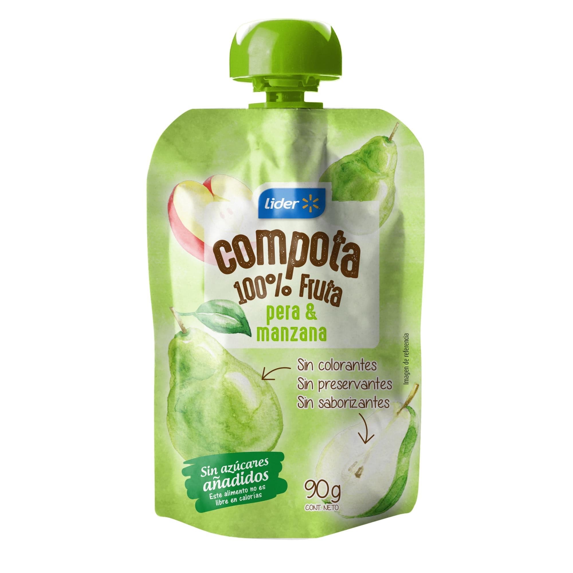Compota Pera y Manzana, 90 g