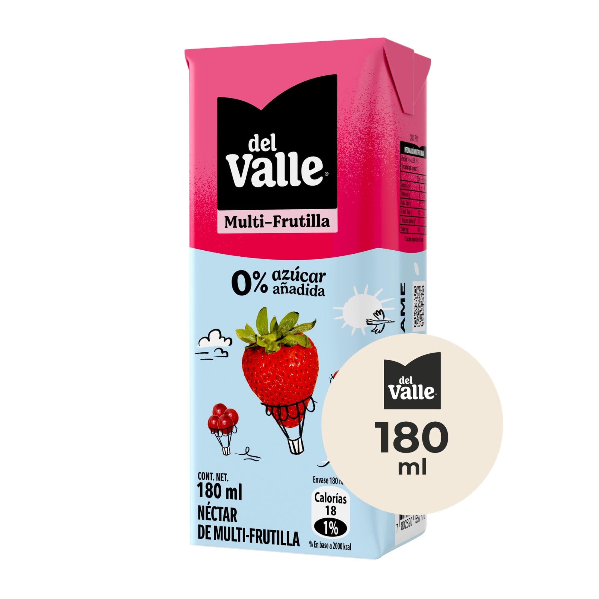 Néctar Multifrutilla Light Caja, 180 ml