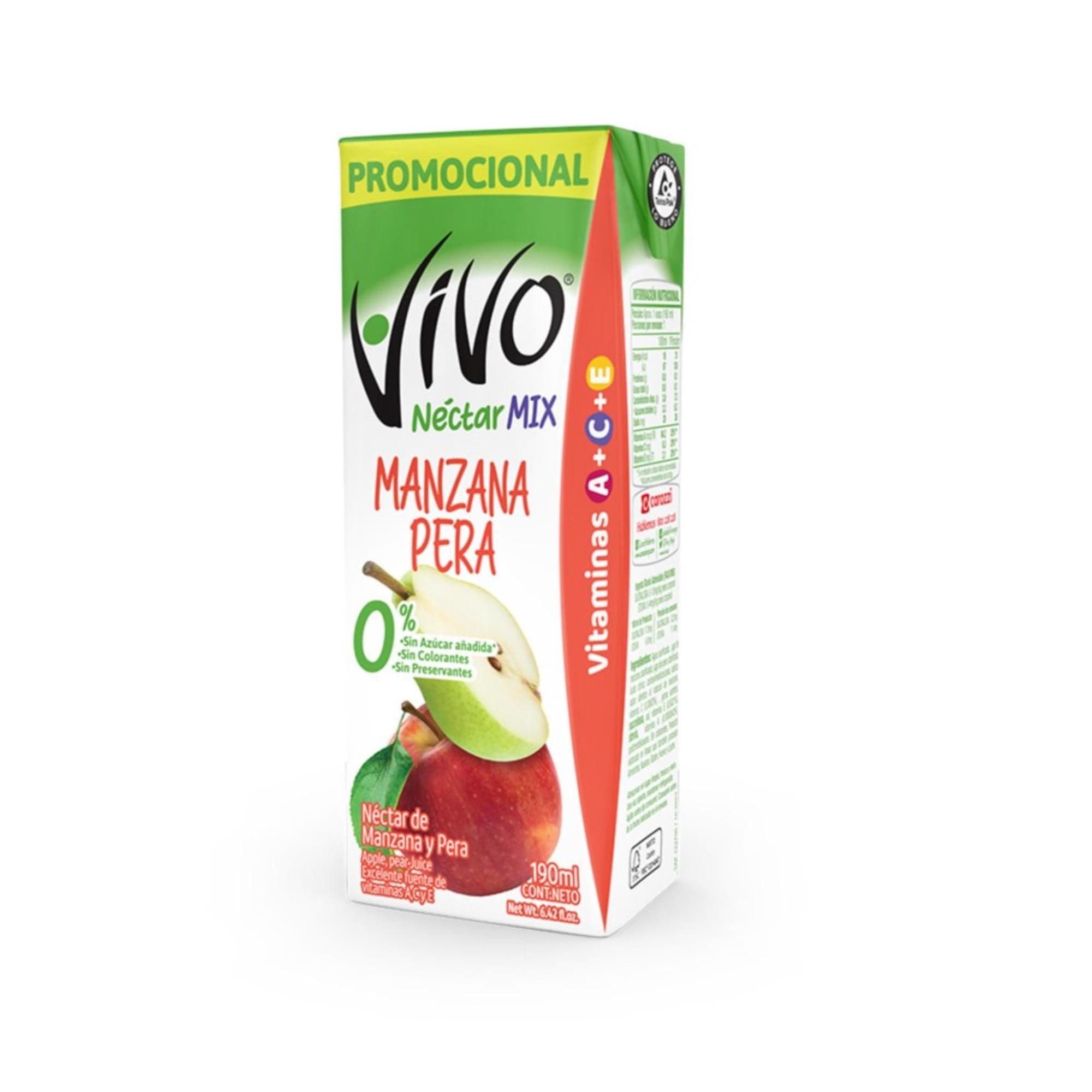 Néctar Vivo Mix Manzana Pera 190 ml