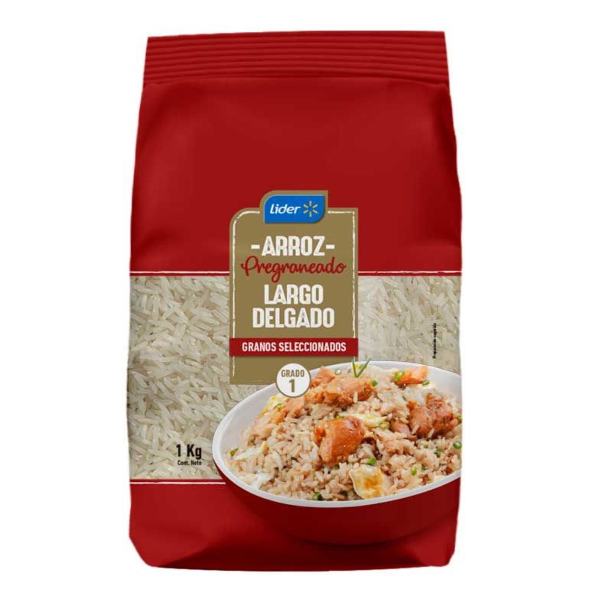 Arroz Grado 1 Grano Largo Pregraneado Bolsa, 1 kg
